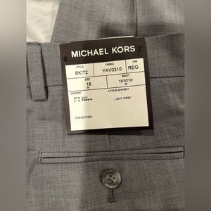 NWT Michael Kors Gray Slacks Size 18R 30” Waist